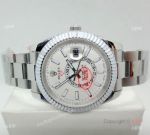 Rolex Sky-Dweller 326939w Replica Watch Stainless Steel 40mm w/ Working 2nd Time Zone
